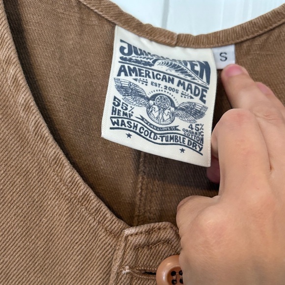 Jungmaven Button Front Jumper - Picture 3 of 11